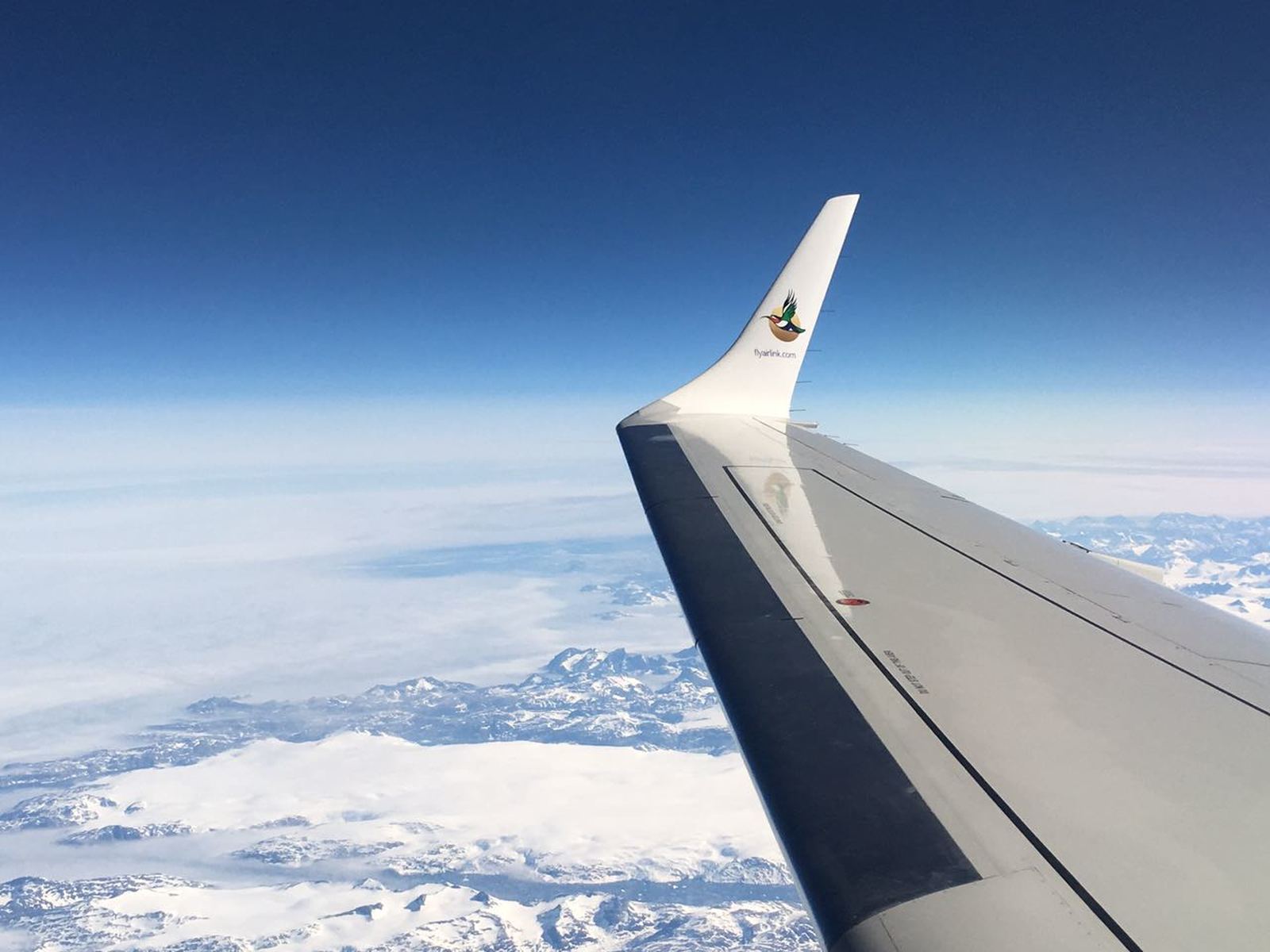 A window seat, Airlink