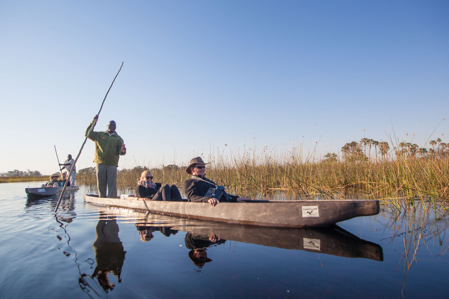 Mokoro boat excursion, Okavango Delta