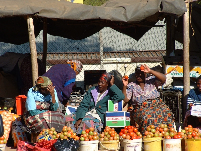 Market in Eswatini (Swaziland)