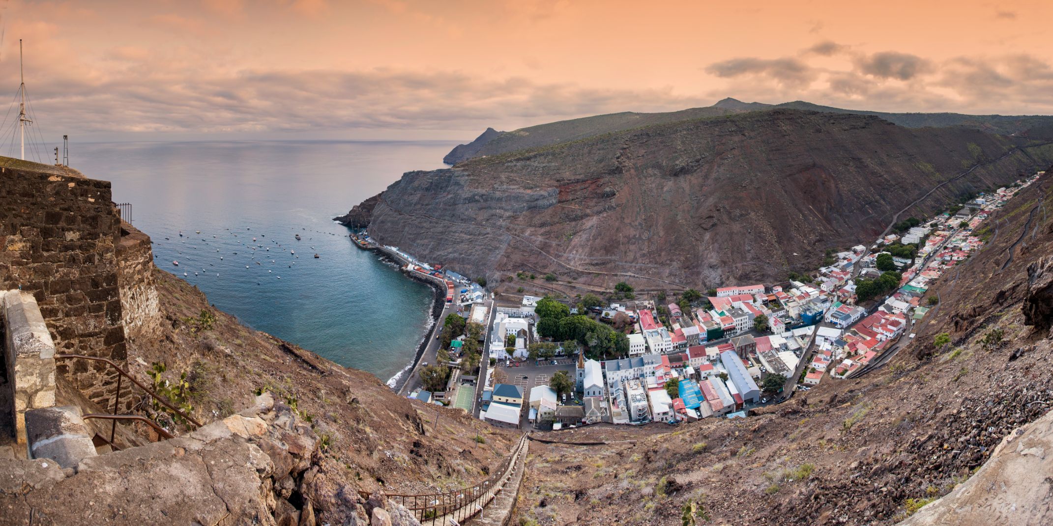 Jamestown. St Helena Island. Courtesy of: St Helena Tourism