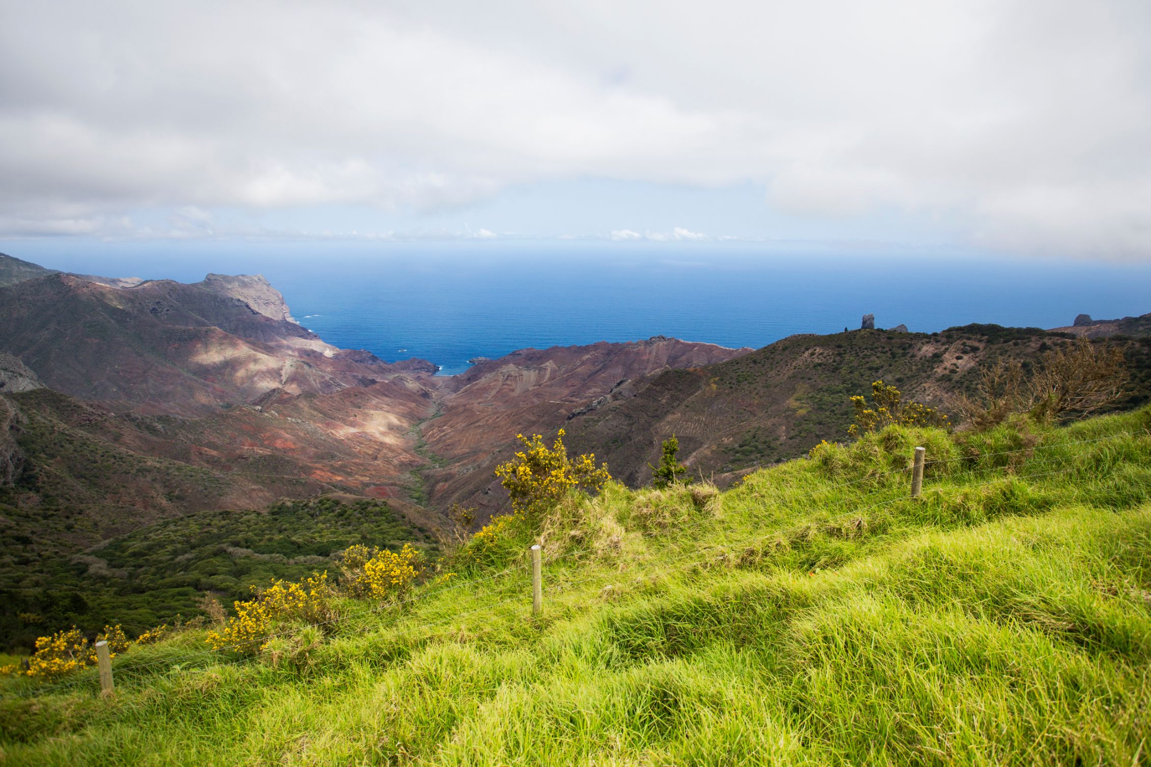 Scenic views. St Helena Island. Courtesy of: St Helena Tourism