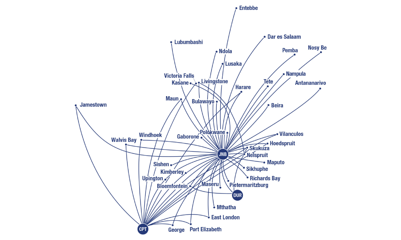 Airlink Route Map